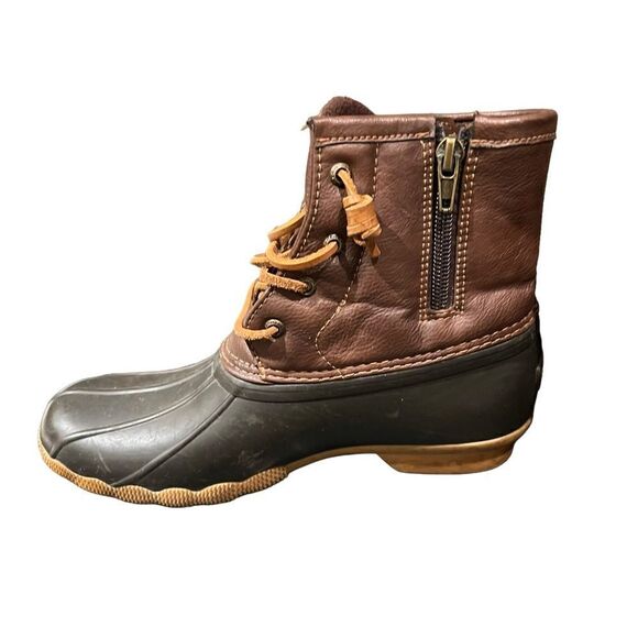 Sperry top slider girls salt water boots size 4 - Picture 5 of 10